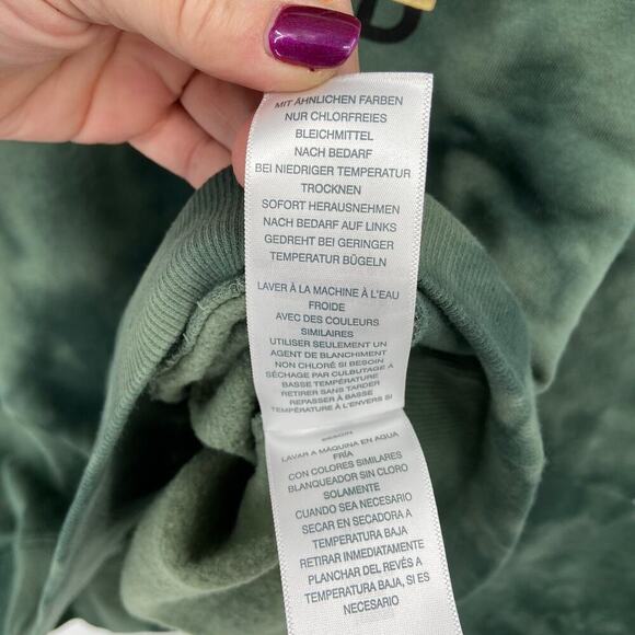 True Religion Logo Crewneck Sweatshirt Duck Green Camouflage Size 2XL - Picture 10 of 10